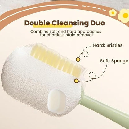 2Pcs 5 in 1 Multifunctional Portable Gap Cleaning Brush, Long Handle Multi-Function Insulation Cups Brushs