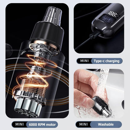 Ultimate 2-In-1 Nose Hair Trimmer For Effortless, All-Day Comfort,Electric Nose Hair Trimmer