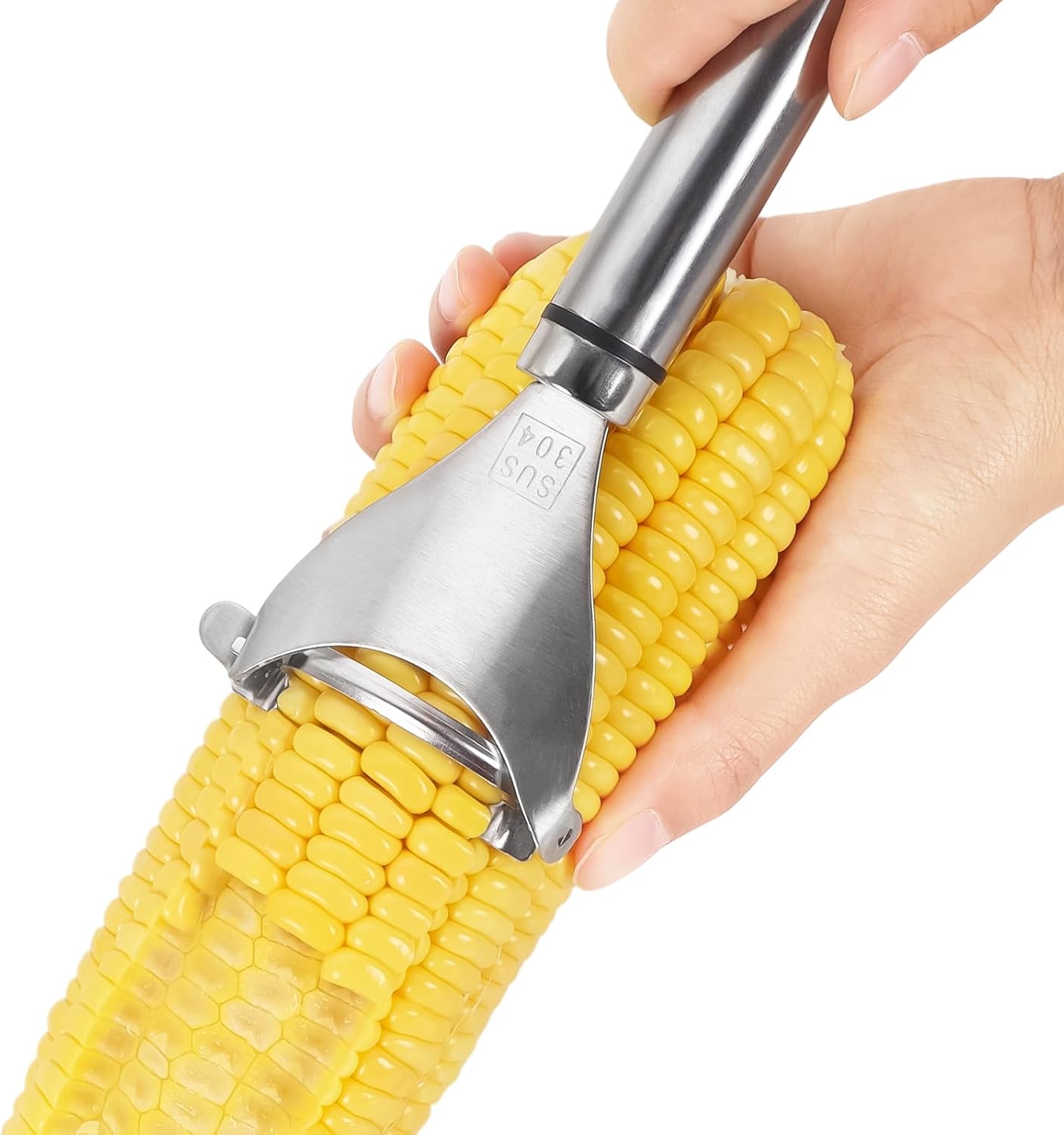 2 PCS Corn Peeler, Stainless Steel Corn Stripper Tool