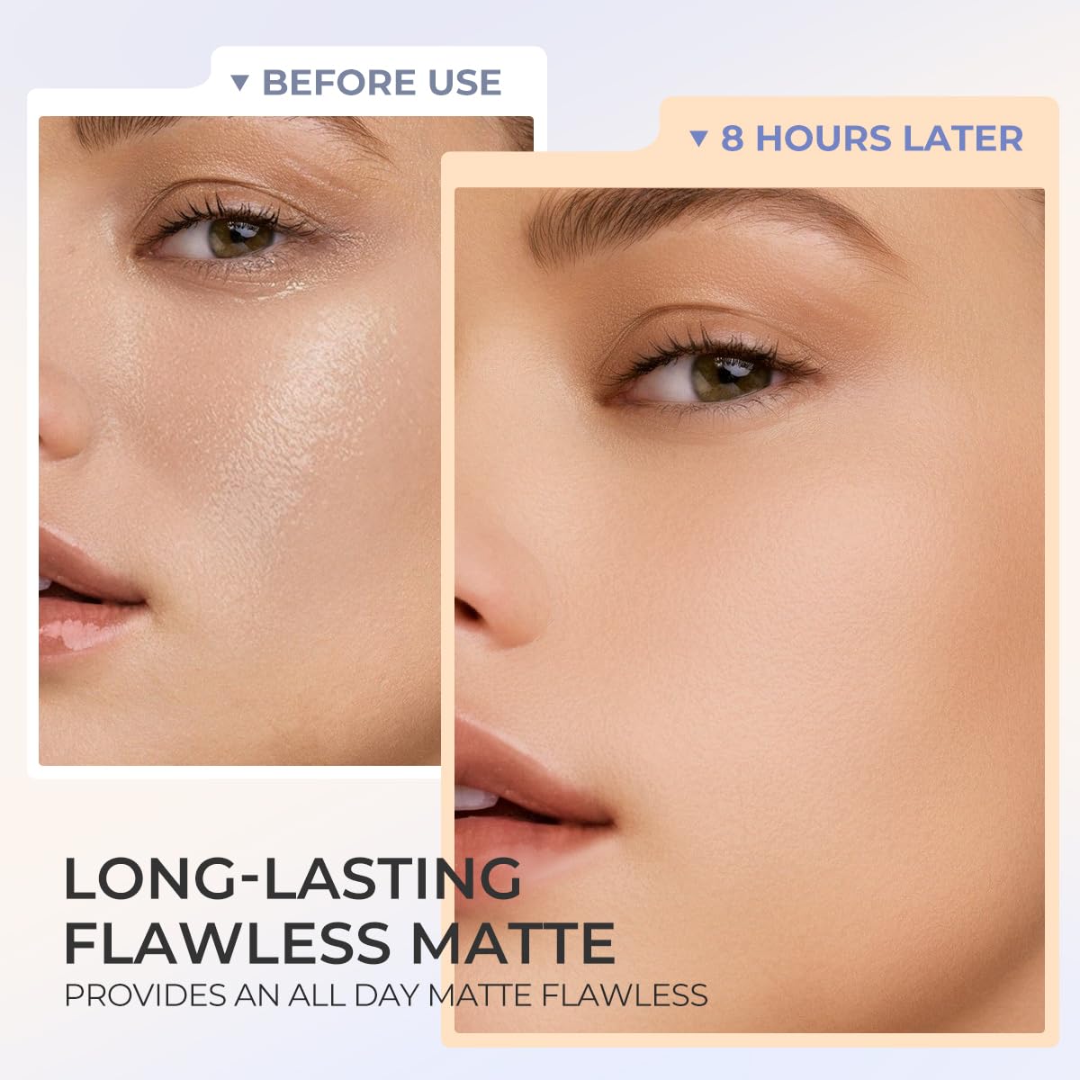 New Professional Face Setting Pressed Powder, Oil Control, Waterproof, Matte Finish, Natural Look