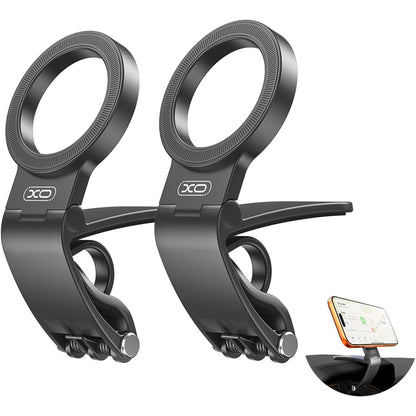 2Pcs Magnetic Phone Holder for Car,Strong Non-Slip Car Phone Mount, Hands-Free Navigation for Car