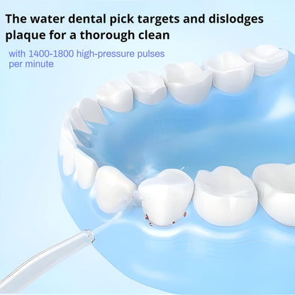 Electric Water Flosser Cordless for Teeth 3 Modes 4 Jet Tips Set