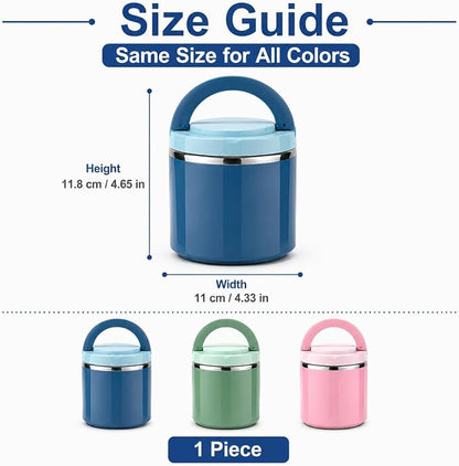 21.3oz Leakproof Stainless Steel Thermal Lunch Container for Hot and Cold Food