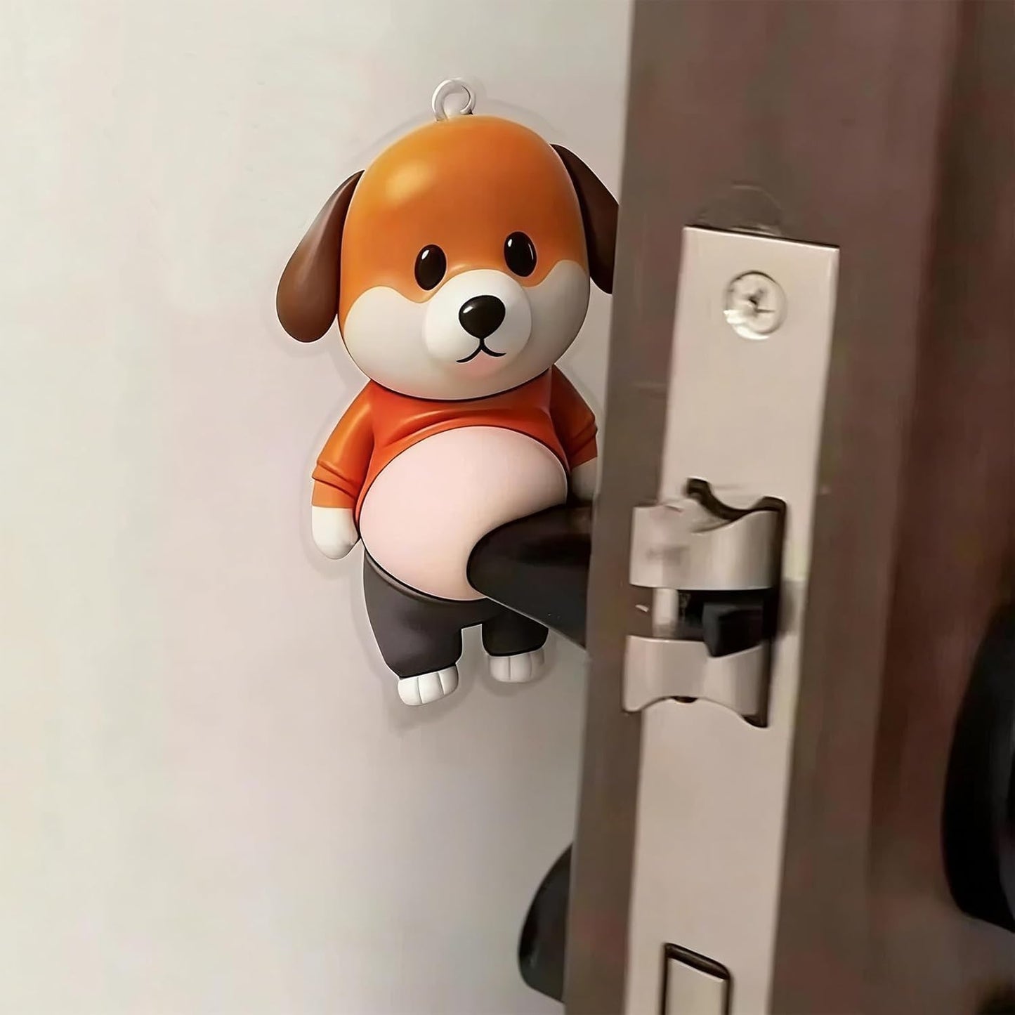 8PCS 3D Shiba Inu Dog Belly Sticker,Door Stopper Wall Protector