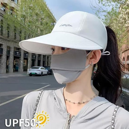 UPF Sun Protection Baseball Hat for Men and Women Wide Large Brim