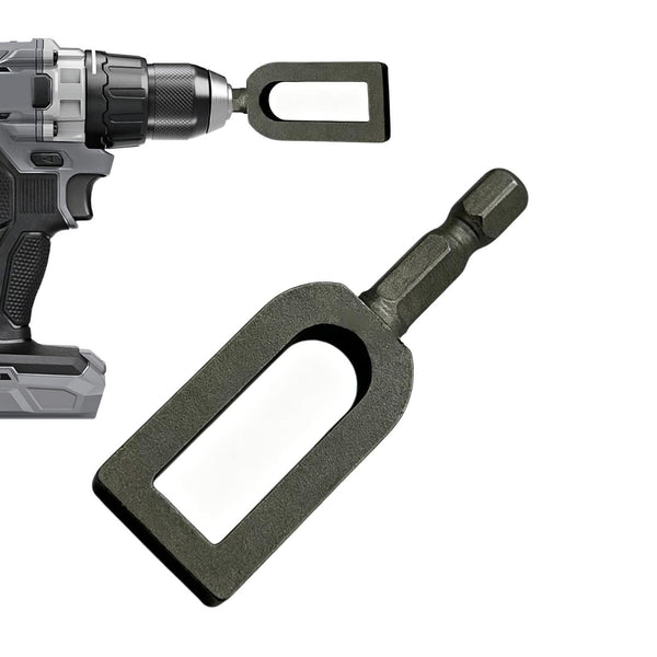 Wire Twister Tool - Carbon Steel, Drill Hex Cable Attachment