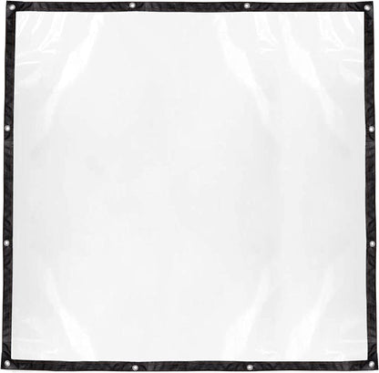 Clear Waterproof Cover Tarp 6.5 x 6.5ft Plastic Tarps Heavy Duty