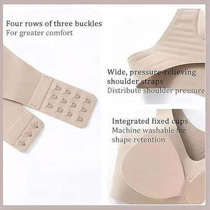 Women Posture Bra Front Closure Seamless Breathable Shaping Adjustable Waist Corrective Back Posture Bras