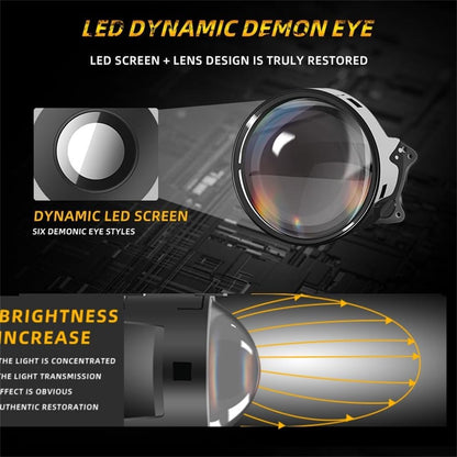 Third Generation Dynamic Big Eye Lights, Dynamic Big Eye Ball Fog Lights 6-Mode