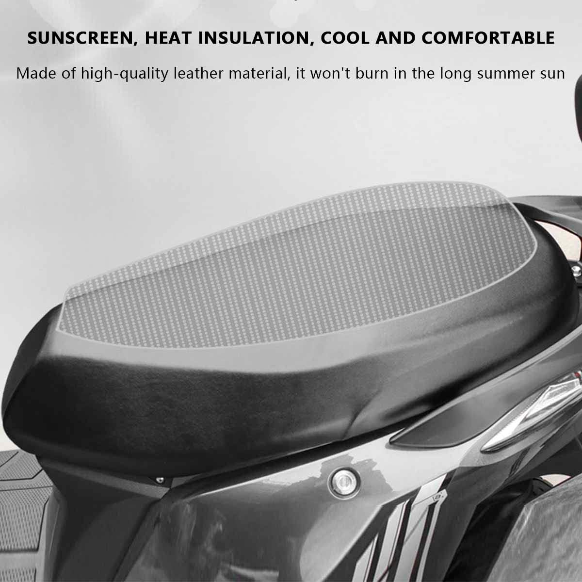 Motorcycle Scooter Seat Cover, Universal Motorbike Seat Cover with Elastic