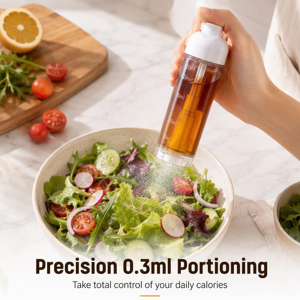 Oil Sprayer for Cooking, 100ml Downward Mist Spray Bottle