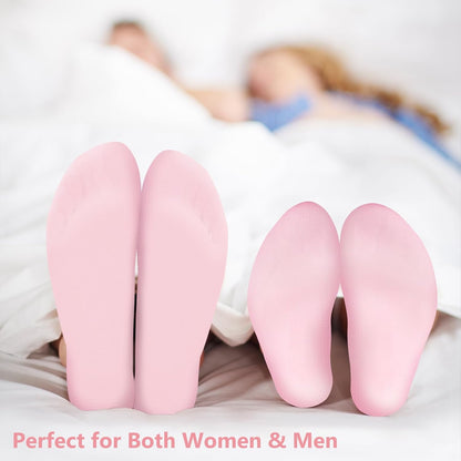 2 Pairs Silicone Moisturizing Glove Socks Set Anti Slip Soft Spa Gel Socks