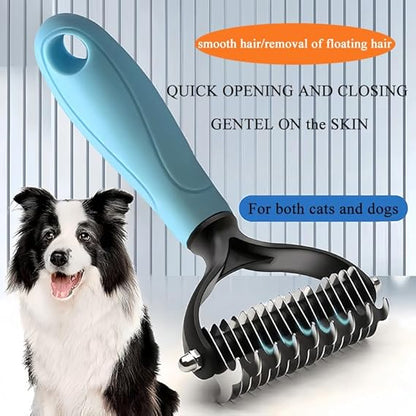Dog Grooming Brush Hair Removal Comb For Dogs Cat Detangler Dematting Brush Grooming Tool