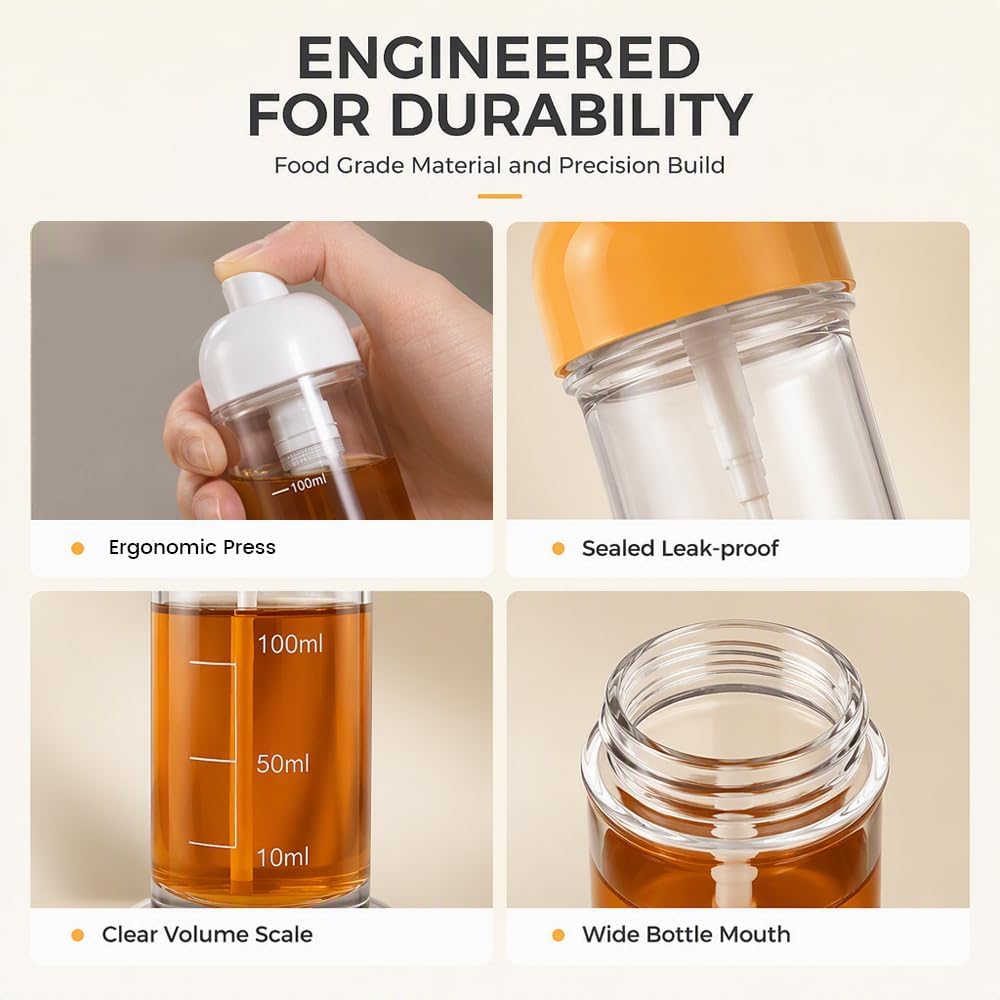 Oil Sprayer for Cooking, 100ml Downward Mist Spray Bottle