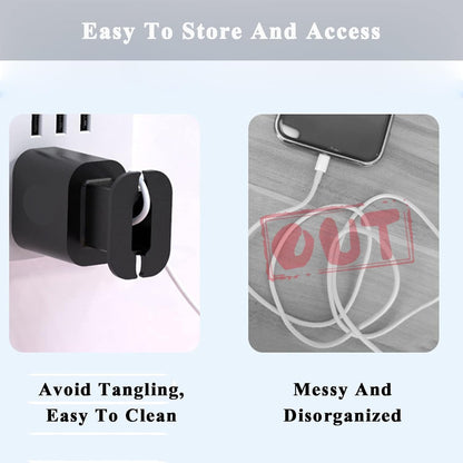 4PCS Silicone Charger Protector, 2 in 1 Silicone Charger Protector