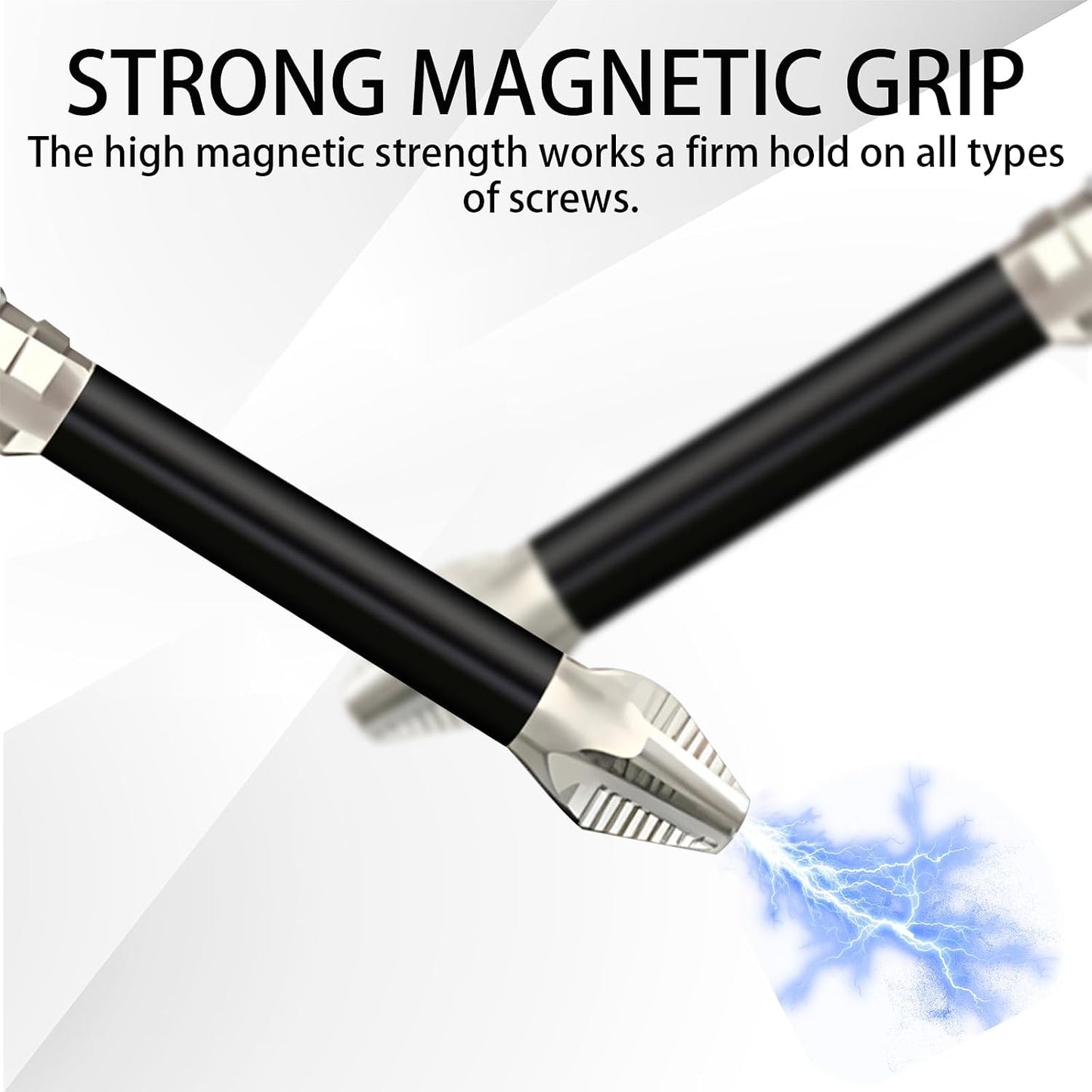 9-Pack Phillips Bits Set High Magnetic Cross Head Drill Bit, Professional Long Phillips Head Drill & Screwdriver Bit (1-6-Inch)