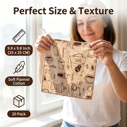 2Pcs Microfiber Cleaning Cloths - Reusable Kitchen Rolls for Wiping with High Absorbency