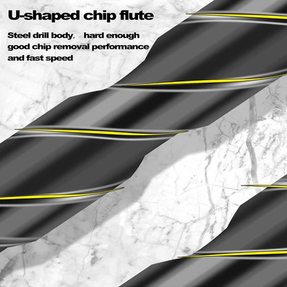 5mm Concrete Drill Bit Set, 10PC 3/16 inch Masonry Drill Bit Set