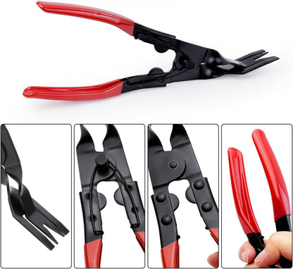 Automobile Interior Upholstery Trim Clip Pliers Remover Tool, Push Pin Pliers Panel Clip