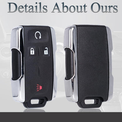 4-Button Keyless Entry Remote Key Fob Shell Replacement