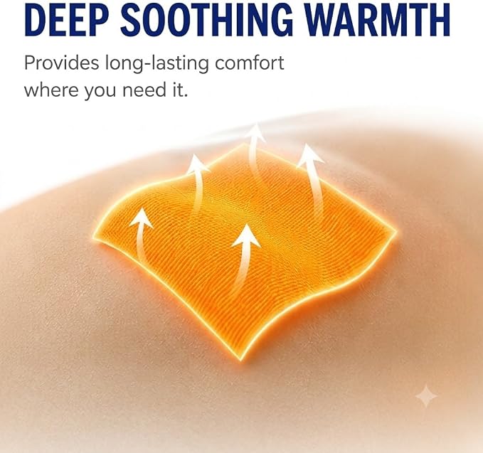 14Pcs Herbal Heat Patches, Long Lasting Deep Soothing Warmth Patches, for Back, Neck, Shoulder, Muscle and Joint