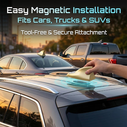 Rgb Solar Strobe Lights, Solar Powered Shark Fin Warning Light, LED Warn Tail Light Antenna