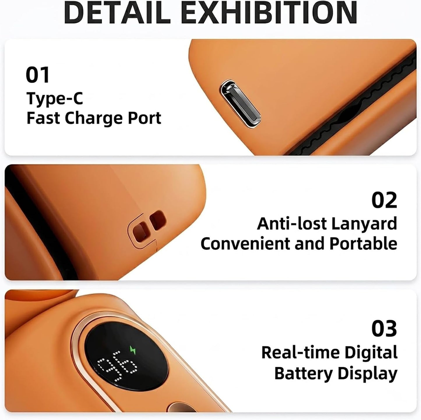 Upgrade Portable Clip-On Mini Cooling Fan