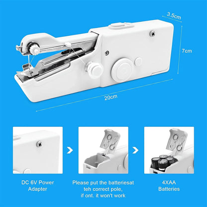 Handheld Sewing Machine, Mini Portable Sewing Machine Kit for Beginners