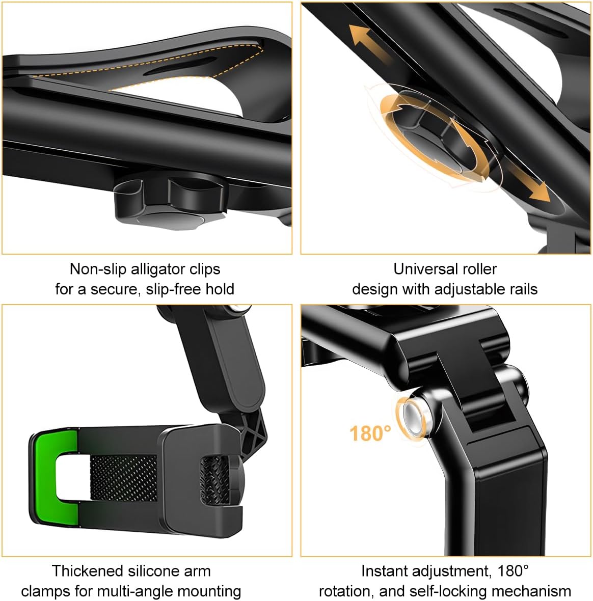 Rotatable and Retractable Car Phone Holder - 1080 Multifunction Sun Visor