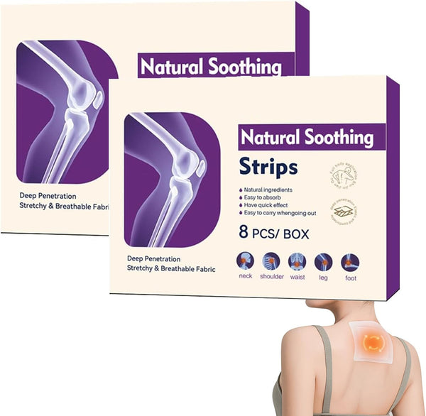 2Pack Natural Soothing Strips, Soothing Joint Patches, Deep Penetration, Care Joint and Muscle