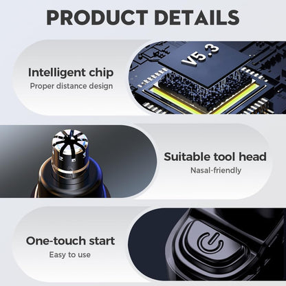 Ultimate 2-In-1 Nose Hair Trimmer For Effortless, All-Day Comfort,Electric Nose Hair Trimmer