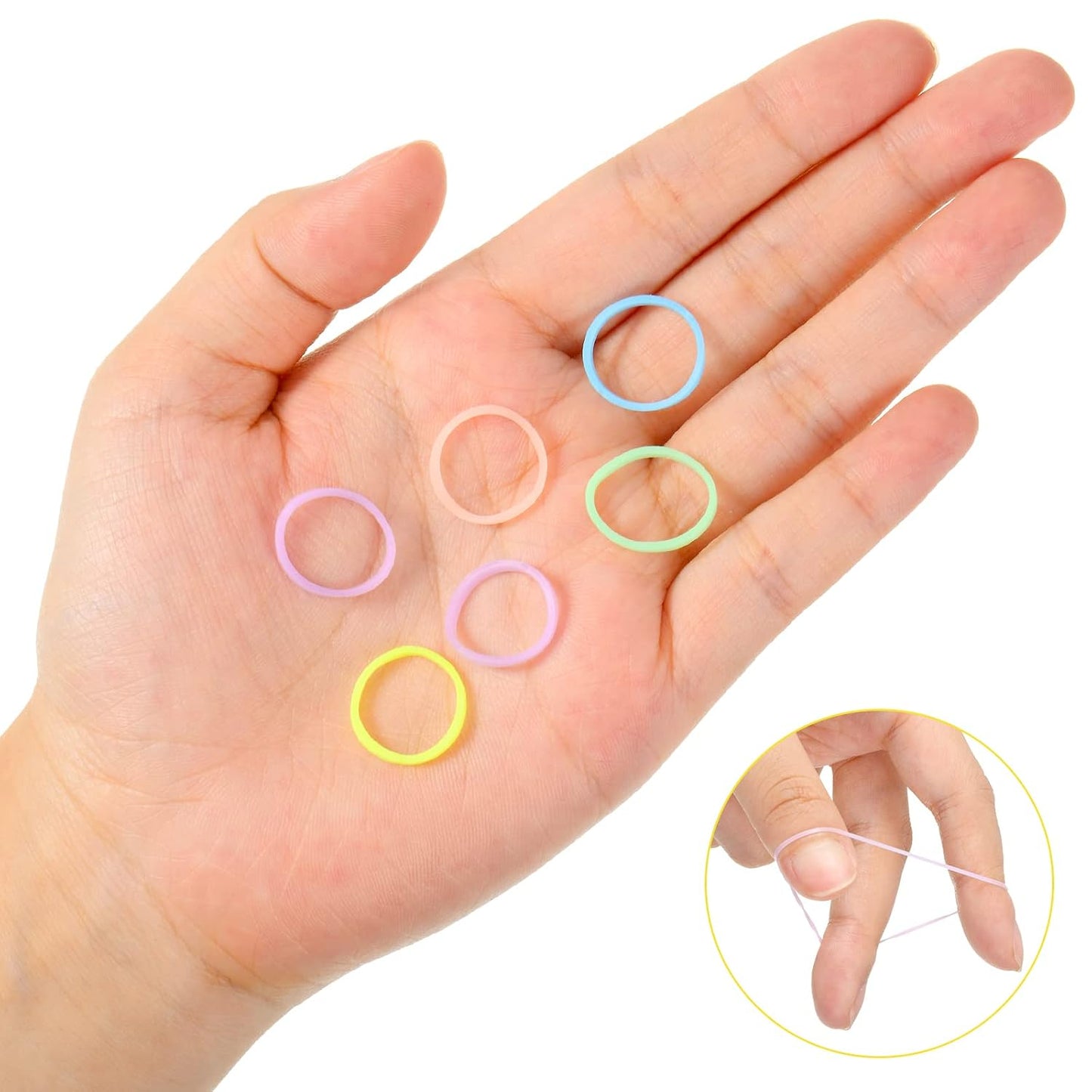 1000PCS Little Elastic Hair Bands for Girls Kids Toddler Women