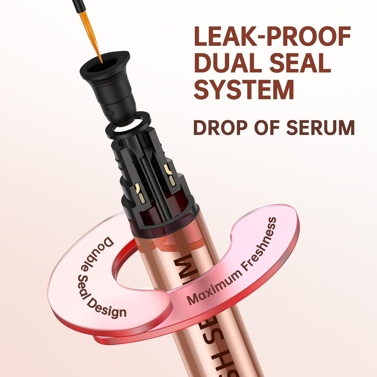 2PCS Premium Eyelash & Eyebrow Growth Serum, 5ML - Irritation-Free