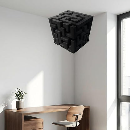 3PCS 3D Corner Wall Art Optical Illusion Decals