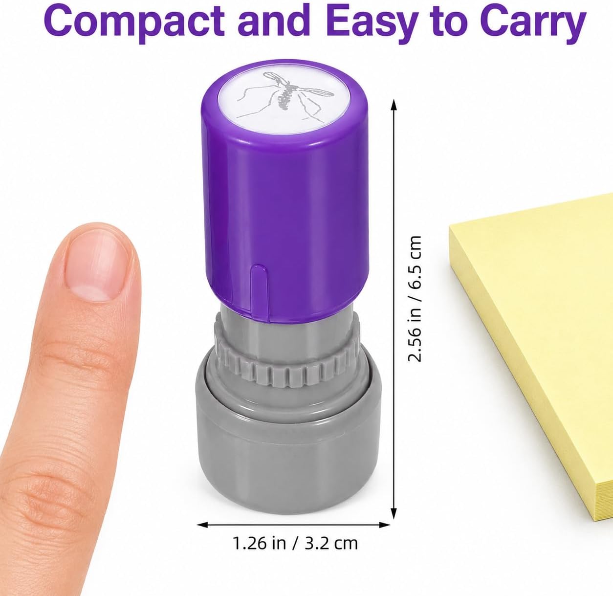 2 Pcs Mosquito Stamp Prank Self Inking Stamps