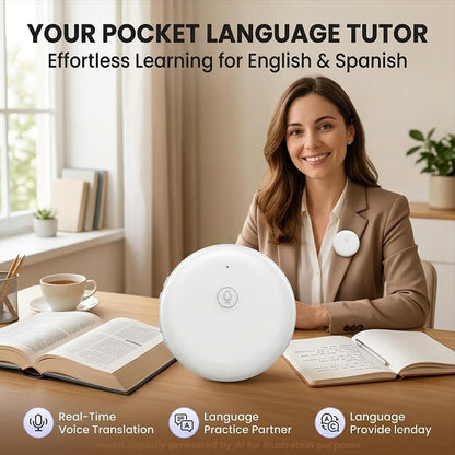 Smart Translator & Learning Companion Speaker, Supports 133 Languages