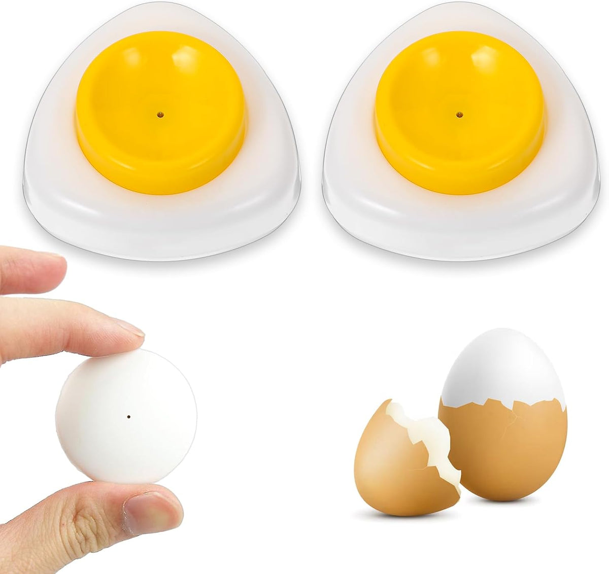 2 PCS Egg Piercer Tool with Stainless Steel Needle