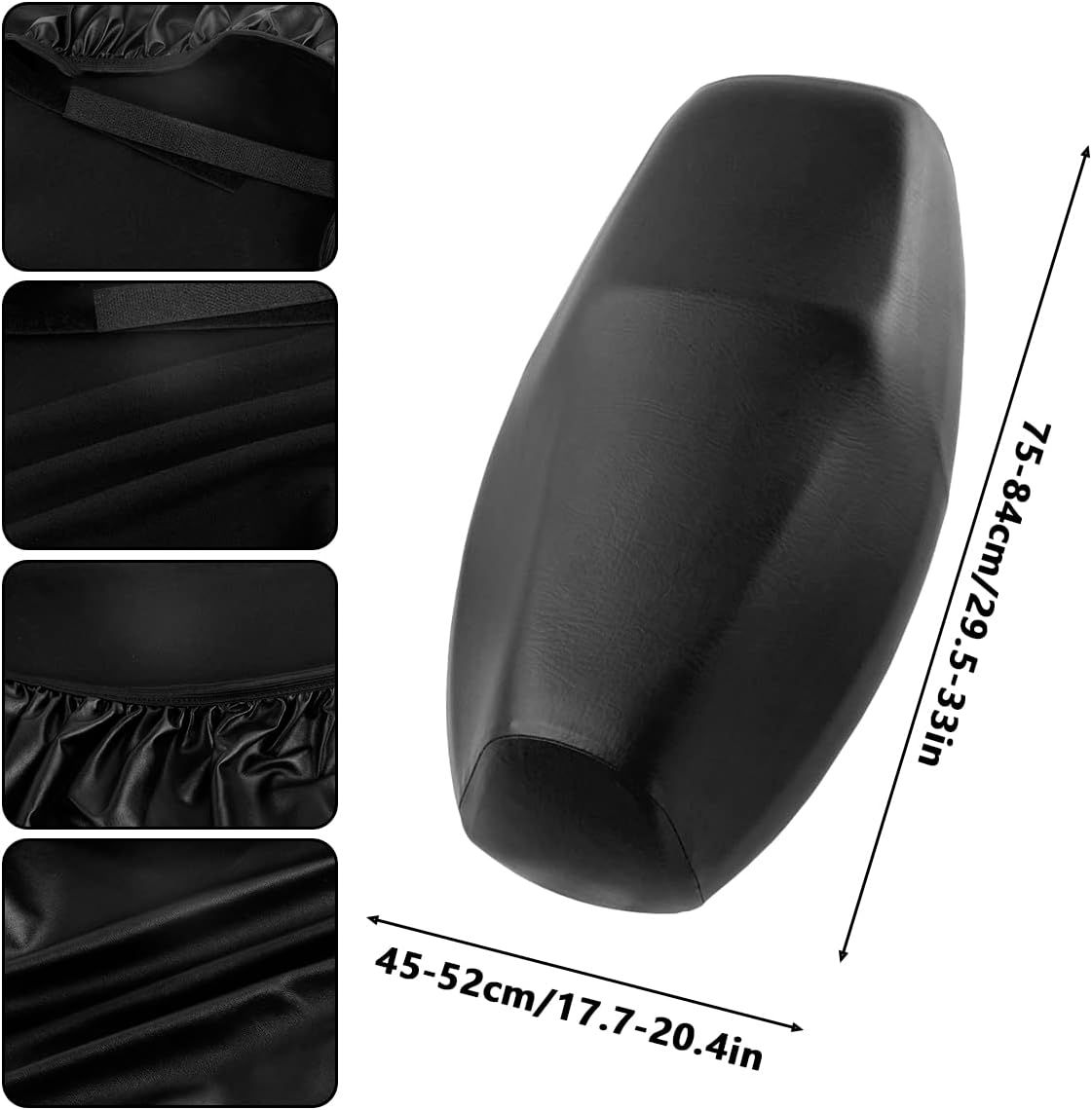 Motorcycle Scooter Seat Cover, Universal Motorbike Seat Cover with Elastic