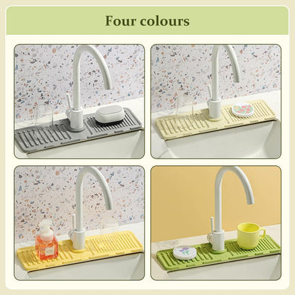 Upgraded Faucet Mat for Kitchen Sink Fast Drying Properties