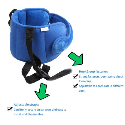 Adjustable Toddler Car Seat Head Support Band,Infants and Baby Head Support