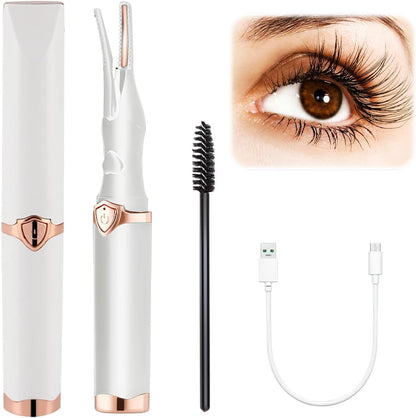 Heated Eyelash Curler, Mini Electric Eyelash Curler