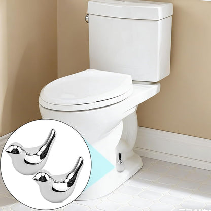 Bird-Shaped Toilet Bolt Cover Set, 2 Pieces, Easy-Install