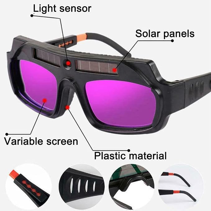 Auto Darkening Welding Goggle Safety Protective Welding Glasses Mask Helmet