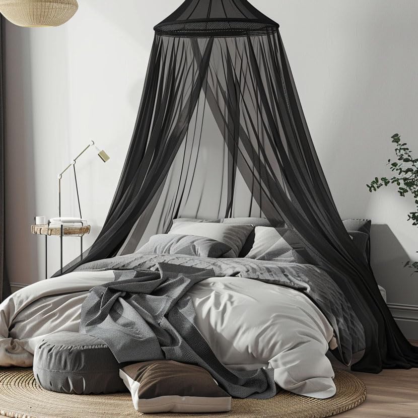 Mosquito Net Bed Canopy,Dome Mosquito Netting Bed Tent Twin Girls Princess Canopy Bed
