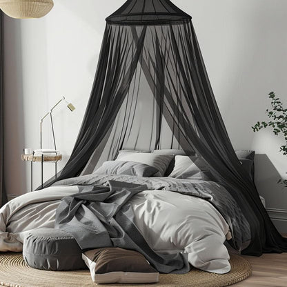 Mosquito Net Bed Canopy,Dome Mosquito Netting Bed Tent Twin Girls Princess Canopy Bed