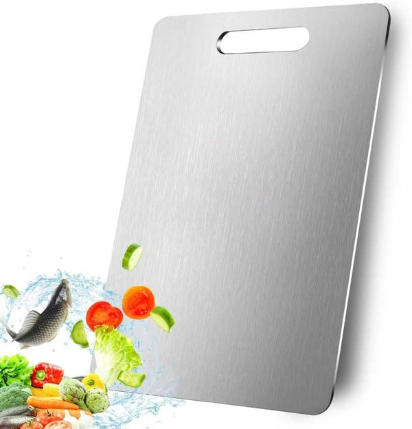 304 Stainless Steel Cutting Board for Kitchen, Non Toxic Cutting Boards