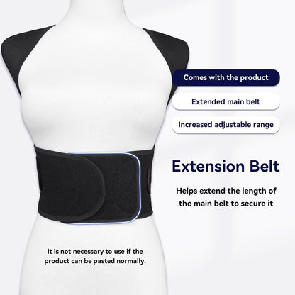 Adjustable Posture Corrector for Men & Women| Daily Back Support Brace Fitness
