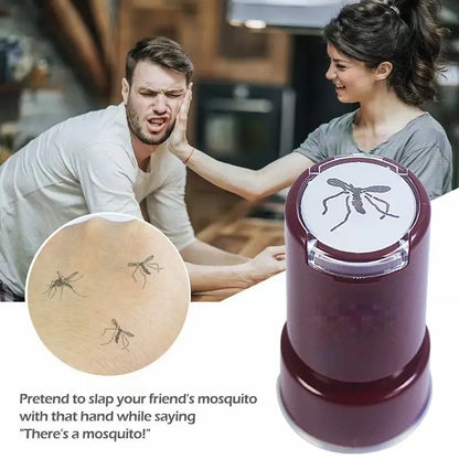 2 Pcs Mosquito Stamp Prank Self Inking Stamps