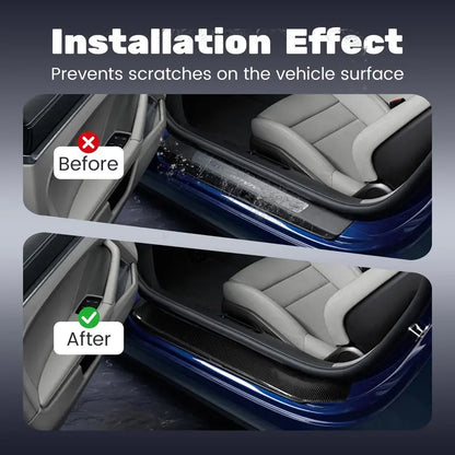 Car Stickers for Trunk Door Sill, Waterproof & Anti-Scratch Bumper Stickers