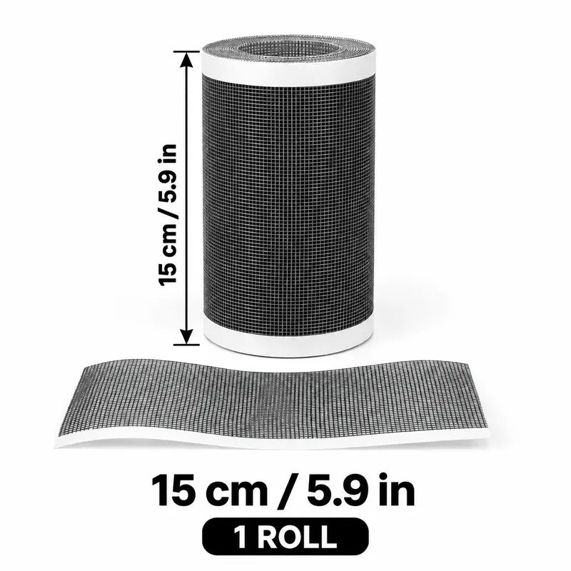 Bird Cage Seed Guard Mesh Tape - Self-Adhesive, Cut-to-Fit